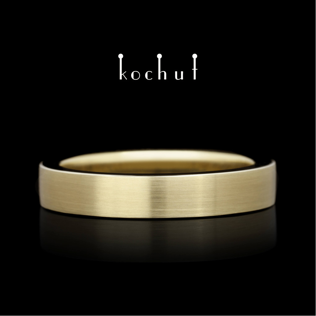 Wedding Ring «Aristocrats». Yellow gold 