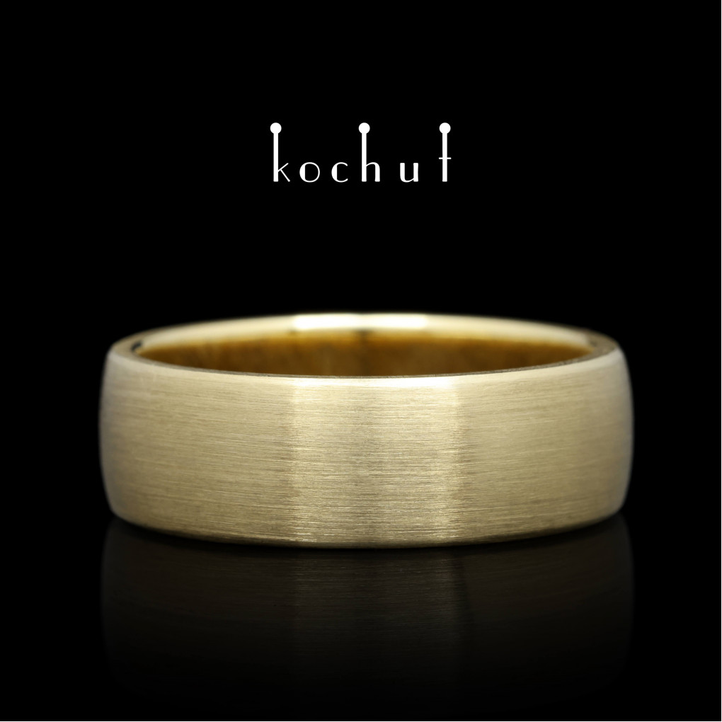 Wedding ring «Originals». Yellow gold