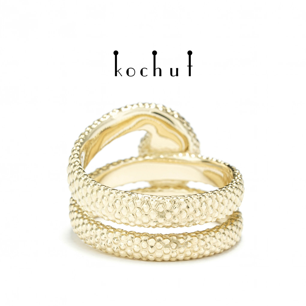 Ring Love of the shrew | Yellow gold, diamonds