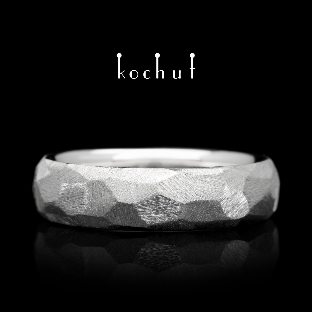 Wedding ring «Absolute». Platinum